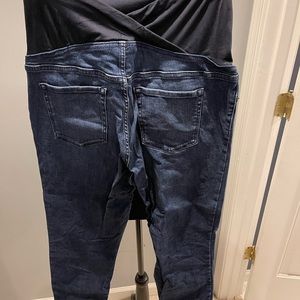Three maternity jeans